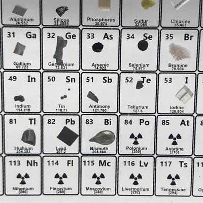 Element Table Acrylic Crystal Chemical Elements