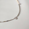 Female Clavicle Chain Freshwater Dazzling Oearl Necklace