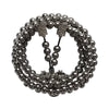 Stainless steel thunderbolt beads necklace