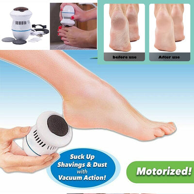 Electric Vacuum Foot Grinder File Machine Exfoliate Dead Skin Callus Remover Heel Removal Scraper Vacuums Grinding Head heel