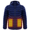 Men Heated Puffer Jacket Electric Heating Coat Insulated Hood Windbreaker