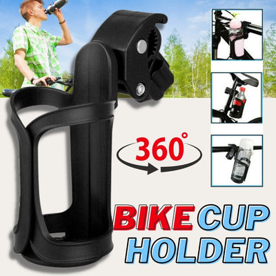 Water Bottle Cage Mount Drink Bicycle Handlebar Bike Cup Holder Cycling Beverage