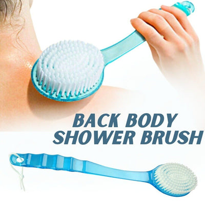 Long Handle Bath Body Brush Soft Back Shower Exfoliating Skin Scrubber Massager