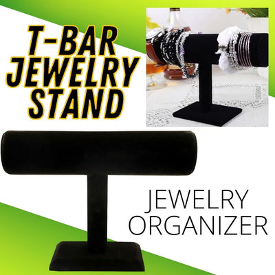 T-Bar Bracelet Holder Necklace Organizer Jewelry Display Boutique Watch Stand