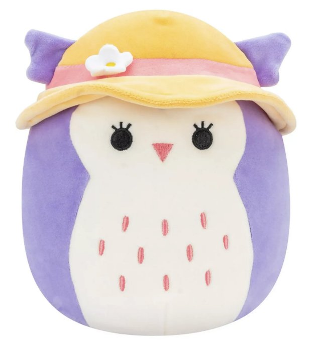 Squishmallows Everyday Animal Squad 8" Holly the Purple Owl Plush Doll Toy
