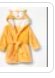 Cloud Island 1pc Orange Fox Hoodie Bath Robe, Size 6-9M