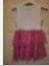 Care Bears Girls Rainbow Graphic w Pink Tutu Bottom Sleeveless Sundress, Size M