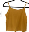 Wild Fable Dark Gold Cropped Tank Top Size S_3245