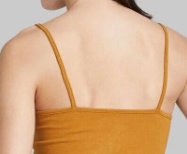 Wild Fable Dark Gold Cropped Tank Top Size S_3245