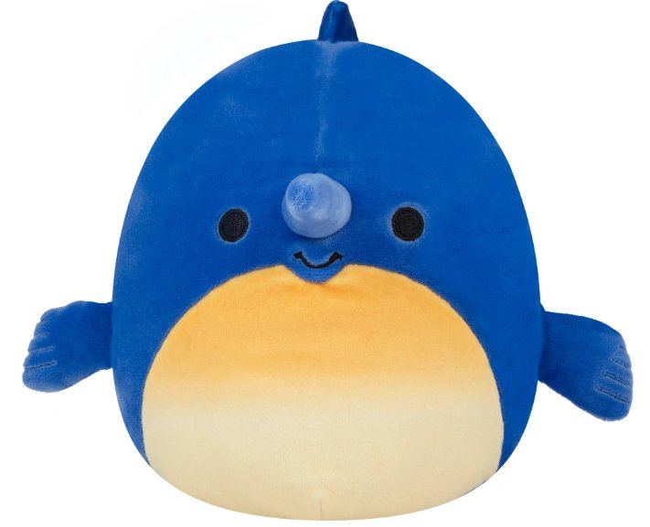 7.5" Squishmallows Swish - Blue Swordfish With Gradient Yellow Belly