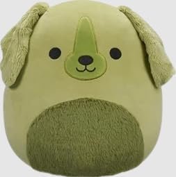 Squishmallows Brad The Golden Retriever 5 inch Plush, Green, Stuffed Animal Toy for Kids and Adults