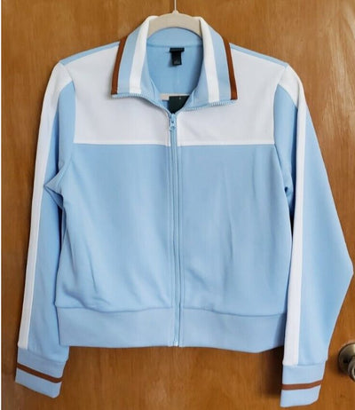 Wild Fable Blue/White Zip Jacket Size XL_6547