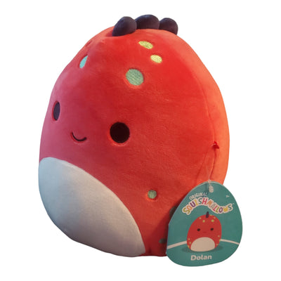 Squishmallows Dolan Red Dino with Spots 8" Plush Stuffed Animal Toy