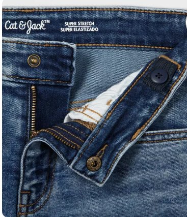 Cat & Jack Slim Super Stretch Jeans Size 12 Husky