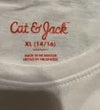 Cat & Jack White Unicorn Tshirt Size XL 14/16