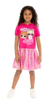 L.O.L. Surprise! Girls Hooded Cosplay Dress with Tulle Skirt