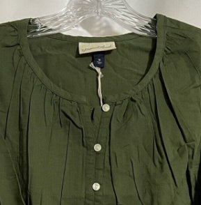 Universal Thread Co Green Long Sleeve Blouse Size XS