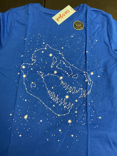 Cat&Jack Dino Stars Glow in the Dark Tshirt Size XL (16)