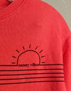 Cat&Jack Coral Sunny Vibes Sweatshirt Size Large