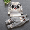 Children's clothing new girl suit spring cute strap set