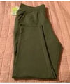All In Motion Womens French Terry Pants, Olive Green, Size XXL