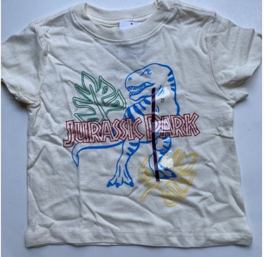 Jurassic Park Kids Cream T-Rex Graphic T-shirt