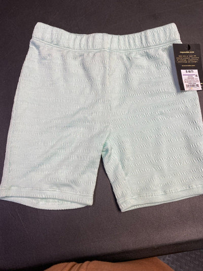 Art Class Kids Extra Light Green Shorts, Size Small (6/7)