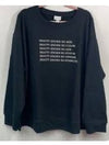 Ava & Viv "Beauty" Print Pullover Longsleeve Sweatshirt, Size XL