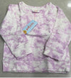 Cat & Jack Toddler Light Purple Tie Dye Pullover Sweatshirt, Size 3T