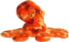 Aurora Orange Octopus 10.5 inch plush