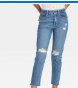 Art Class Kids High Rise Blue Denim Girlfriend Jeans, Size 7