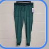 Stars Above Emerald Green Velvet Pajama Pants, Size XL