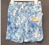 Cat & Jack Dinosaur Print Blue Shorts, Size S 6/7