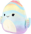 Squishmallows 8" Canda The Rainbow Fish - Official Kellytoy Plush - Soft and Squishy Fish Stuffed Animal Toy - Great Gift for Kids