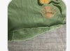 Desert Dreamer Brand Womens Green Shorts with Embroidered Floral Design, Size L