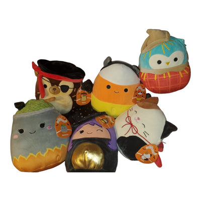 Squishmallows Halloween 8" Squad includes Cam, Voodie, Winston, Hans, Johanna, Delie - All NWT