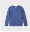 Cat & Jack Kids Blue Longsleeve Pullover Sweatshirt, Size 2T