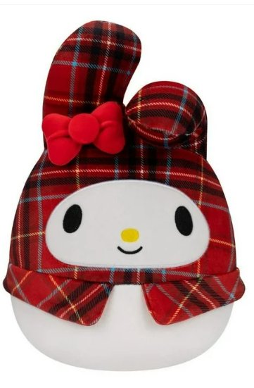 Squishmallows Sanrio Hello Kitty Plaid Collection - My Melody 8" Red Plaid Plush