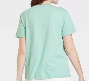 A New Day Ladies Mint T-shirt, Size M