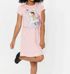 Disney Princess, Girls Play Dress 2-Pack Pink Princess Life and Green Princess Icon Print