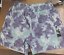 Art Class Shorts for Girls Blue and Purple Tie Dye, Size Extra Large