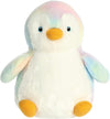 Aurora Pastel Rainbow Penguin 11 inch plush