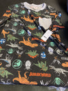 Jurassic World All-Over Print Kids Tee with Front Pocket, Size XXL