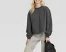 Universal Thread Co. Womens Gray Pullover Sweatshirt, Size XL