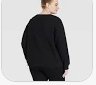 Ava & Viv "Beauty" Print Pullover Longsleeve Sweatshirt, Size XL