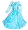 Disney Girls' Size 5-6 Blue Lace Princess Dress, Long Sleeve