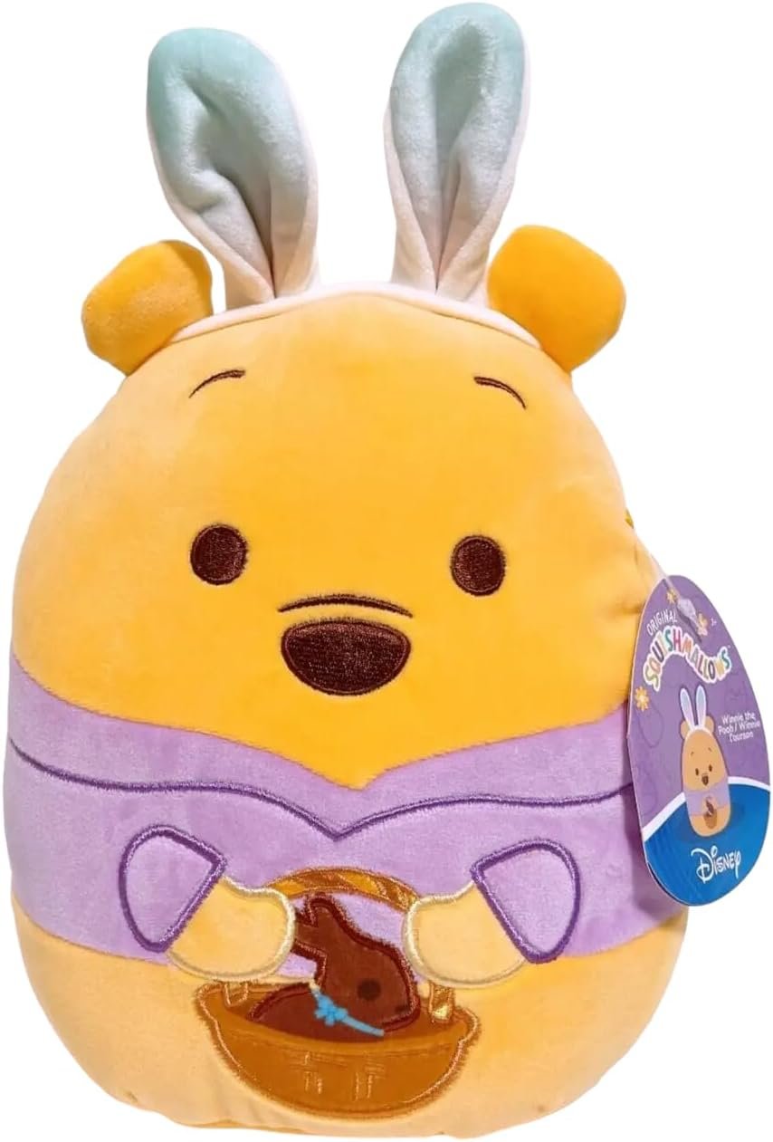 Squishmallows 2024 Easter Disney and Sanrio Squad Plush Toy 8" Easter Winnie The Pooh