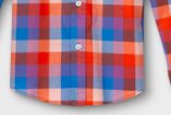 Cat & Jack Blue/Red Plaid Longsleeve Button-Down Shirt