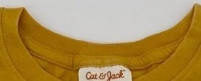 Cat & Jack Kids Mustard Yellow Longsleeve Shirt w Front Pocket, Size 2T