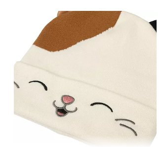 Girls Squishmallows Cam Hat and Glove Gift Set, Winter Accessories